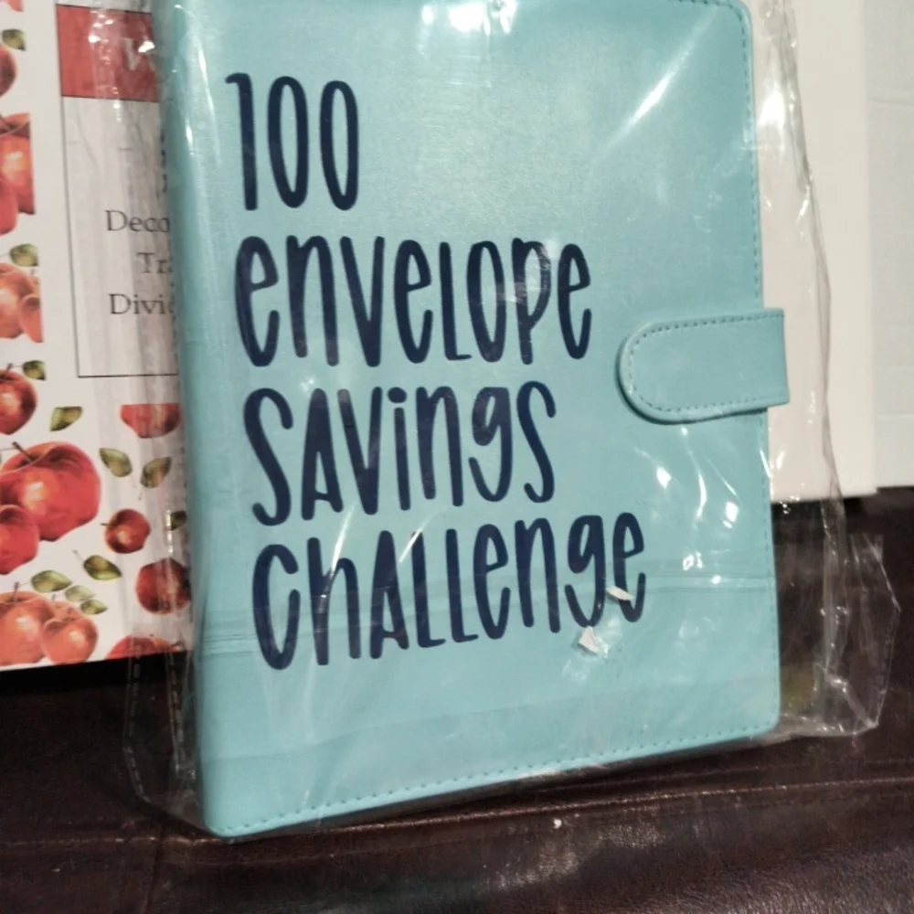 Blue Envelope Savings Challenge Binder